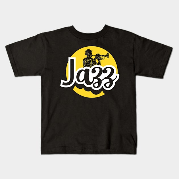 Jazz Logotype Kids T-Shirt by jazzworldquest